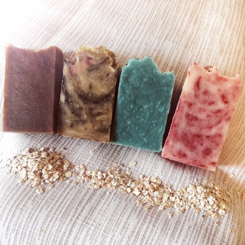 Lot de 4 minis savons