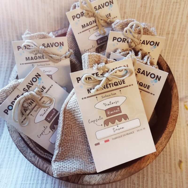 Porte savon aimanté